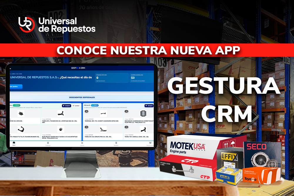 Gestura CRM: Nuestra tecnología exclusiva para conectar tus pedidos